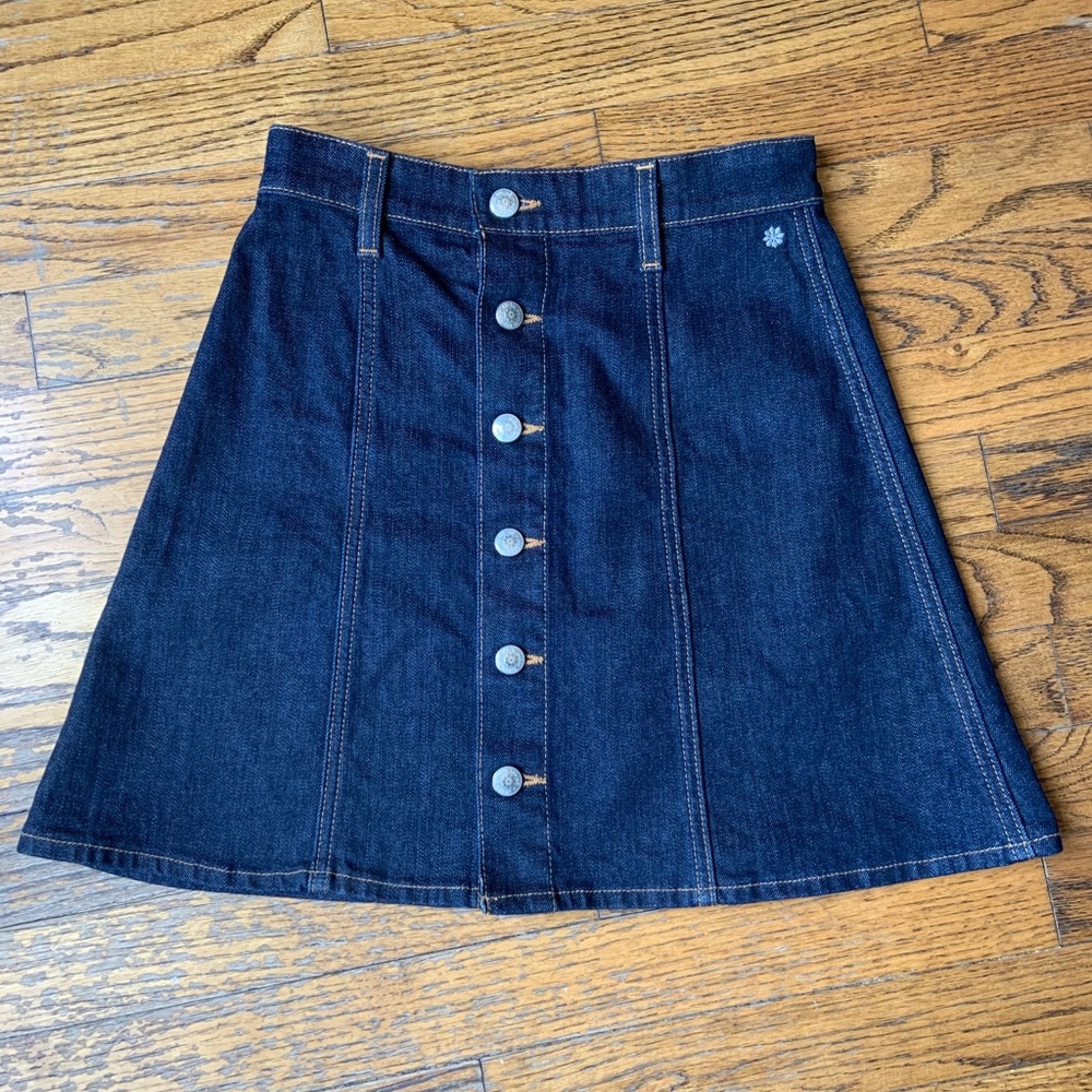 Alexa Chung Adriano Goldschmied Denim Skirt